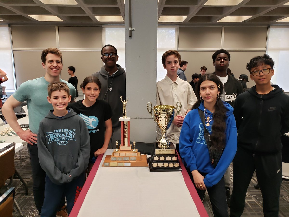 Mr_Forster's tweet photo. @FrankRyanOCSB ready for the Chess Tournament! Who knows, maybe this will be the year :) https://t.co/nnSwIxtgjY