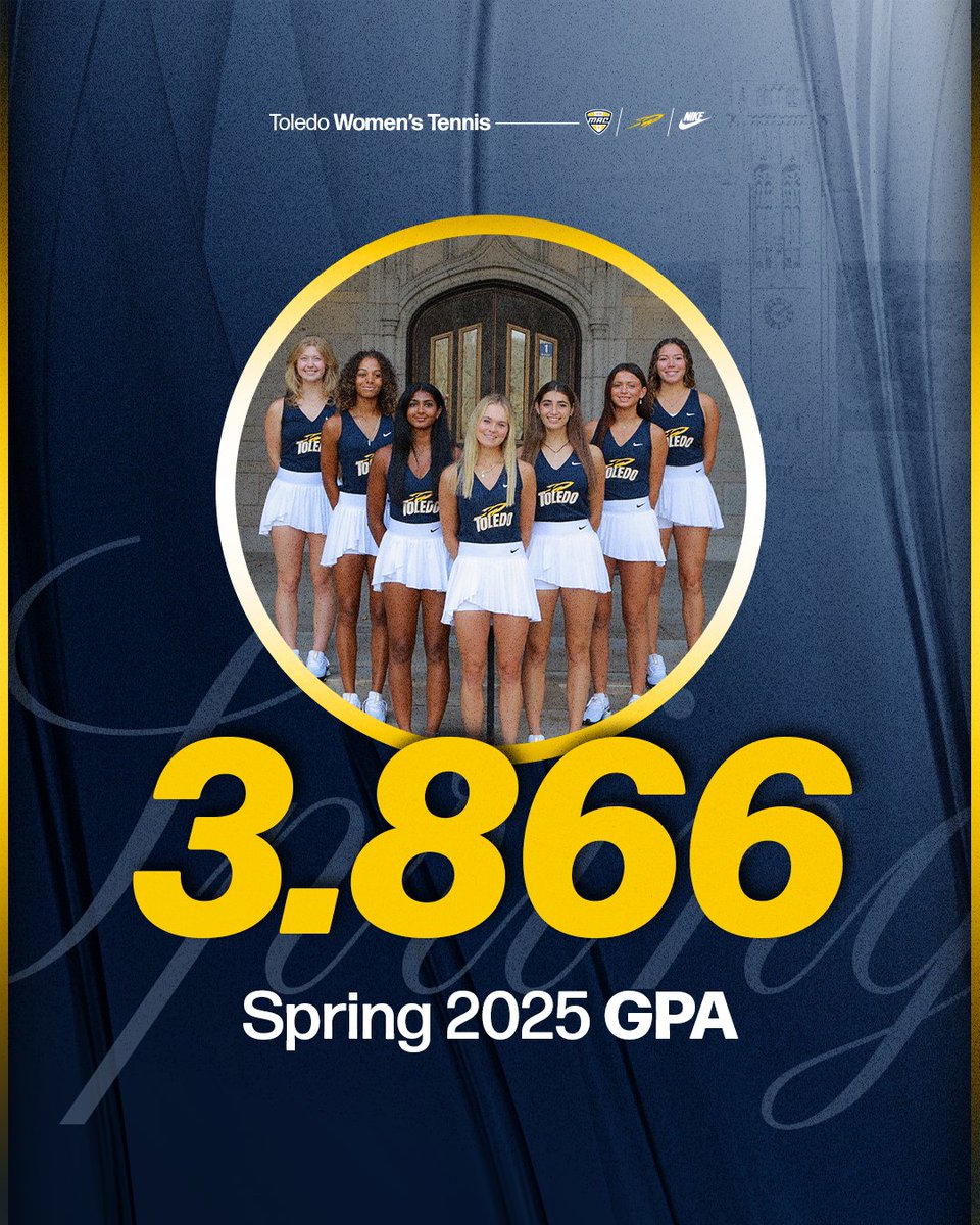 Competing hard on and off the court this spring! 📒

The Rockets posted the highest GPA in the department this semester, and second highest in program history, with a 3.866 final mark!

#TeamToledo