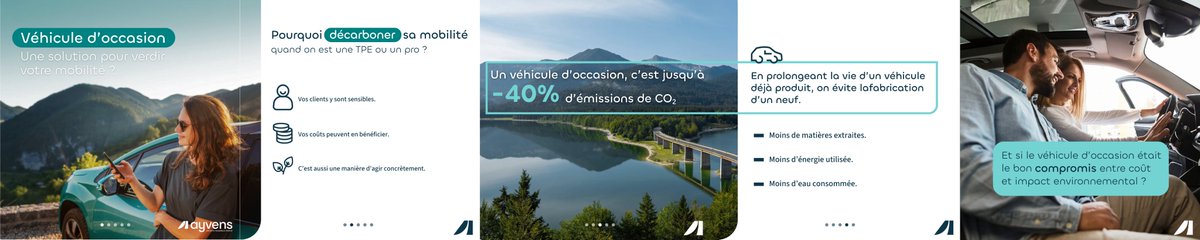 Véhicule d'occasion : une solution pour verdir votre mobilité ? 🌱

Réduire l'impact environnemental tout en maitrisant vos coûts, c'est possible grâce au véhicule d'occasion.

Découvrez comment cela peut s'appliquer à votre entreprise 👉 tinyurl.com/8nbh74sp