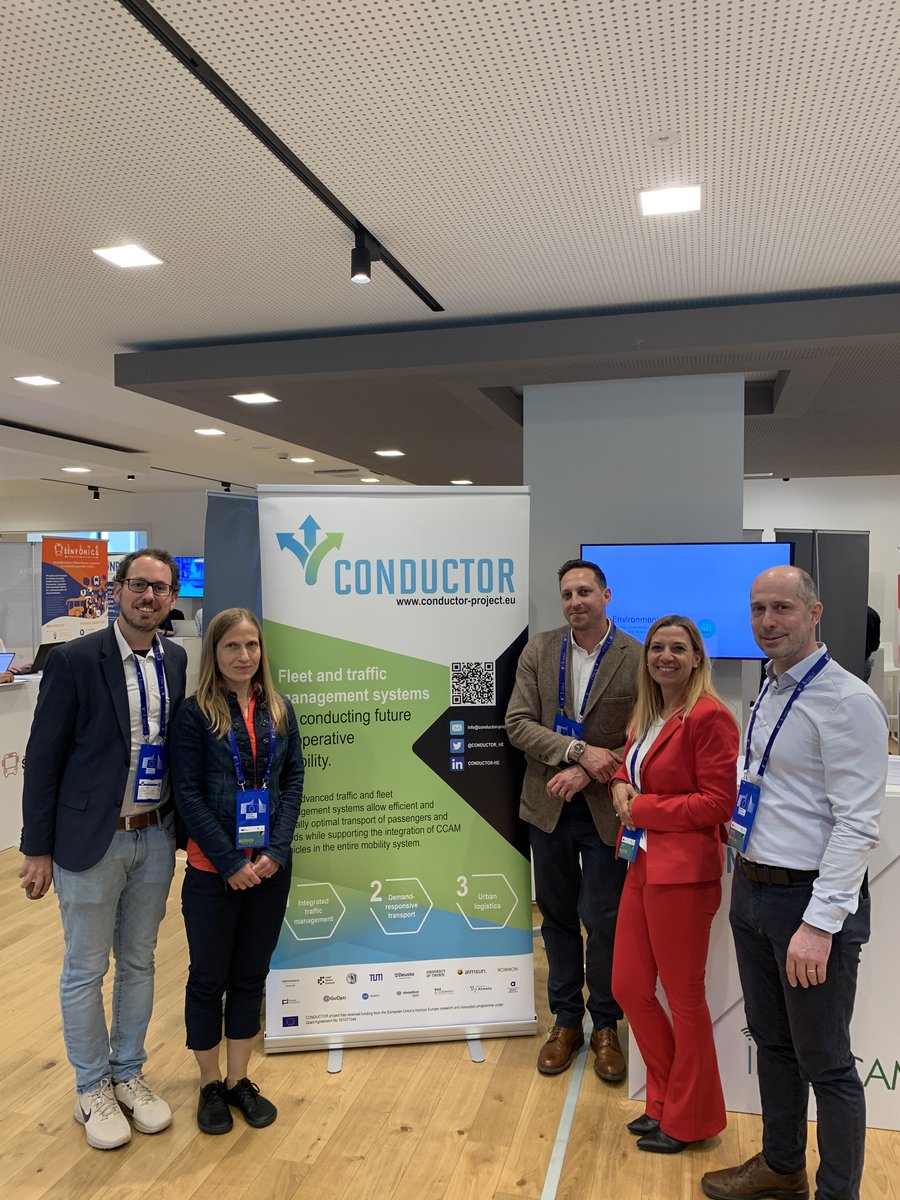 CONDUCTOR (@conductor_he) on Twitter photo On this final day of #EUCAD2025, we’re thankful for the opportunity to present the #CONDUCTOR project, exchange insights, and connect with the wider #CCAM community. Many thanks to all who visited and engaged with us. #CCAM #HorizonEU
<a href="/CCAM_EU/">Connected, Cooperative & Automated Mobility (CCAM)</a>
<a href="/cinea_eu/">CINEA 🇪🇺</a> On this final day of #EUCAD2025, we’re thankful for the opportunity to present the #CONDUCTOR project, exchange insights, and connect with the wider #CCAM community. Many thanks to all who visited and engaged with us. #CCAM #HorizonEU
<a href="/CCAM_EU/">Connected, Cooperative & Automated Mobility (CCAM)</a>
<a href="/cinea_eu/">CINEA 🇪🇺</a>
