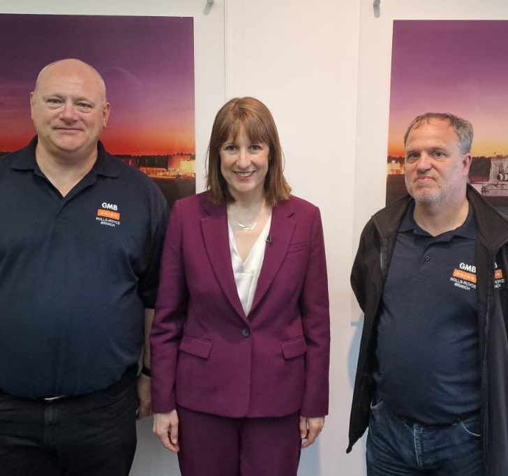 GMB Midlands (@gmbmidlands) on Twitter photo Today GMB Reps at Rolls-Royce spoke with the Chancellor about the priorities of workers in Britain’s nuclear and defence manufacturing industries.
A successful economy is one that works for workers - thank you <a href="/RachelReevesMP/">Rachel Reeves</a> for meeting with GMB today. Today GMB Reps at Rolls-Royce spoke with the Chancellor about the priorities of workers in Britain’s nuclear and defence manufacturing industries.
A successful economy is one that works for workers - thank you <a href="/RachelReevesMP/">Rachel Reeves</a> for meeting with GMB today.