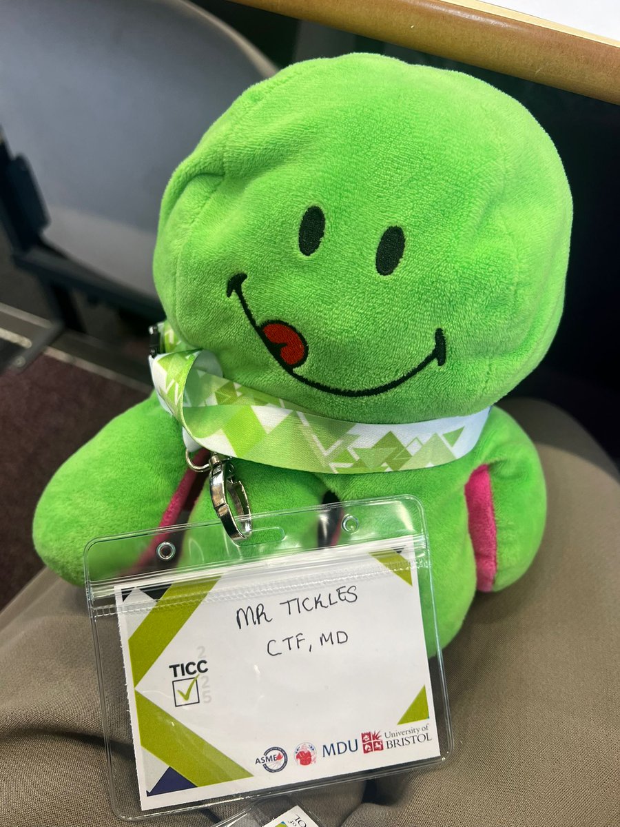 Ron Grimley Undergraduate Centre (@rguc) on Twitter photo Congratulations to Dr Abigail Smith, Dr Sidrah Khan (and Mr Tickles) for winning the Outstanding Contribution to Pastoral Support prize at last week's <a href="/TICCConference/">Teaching, Innovation, and Collaboration for CTFs</a> in Bristol.
Their abstract looked at the use of anthropomorphic mascots in the medical education environment. Congratulations to Dr Abigail Smith, Dr Sidrah Khan (and Mr Tickles) for winning the Outstanding Contribution to Pastoral Support prize at last week's <a href="/TICCConference/">Teaching, Innovation, and Collaboration for CTFs</a> in Bristol.
Their abstract looked at the use of anthropomorphic mascots in the medical education environment.