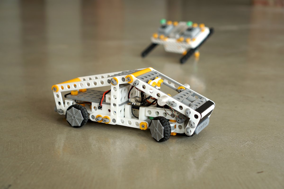 Stemfie3D's tweet photo. The new STEMFIE CyberBrick Remote-Controlled Truck and Transmitter is here!

Download and print the files to animate them with the @BambulabGlobal #CyberBrick RC system.

Built on the #Stemfie3D ecosystem, remix and customize your model. Add a tow hitch accessory!

Download: https://t.co/yU3lFrW77J