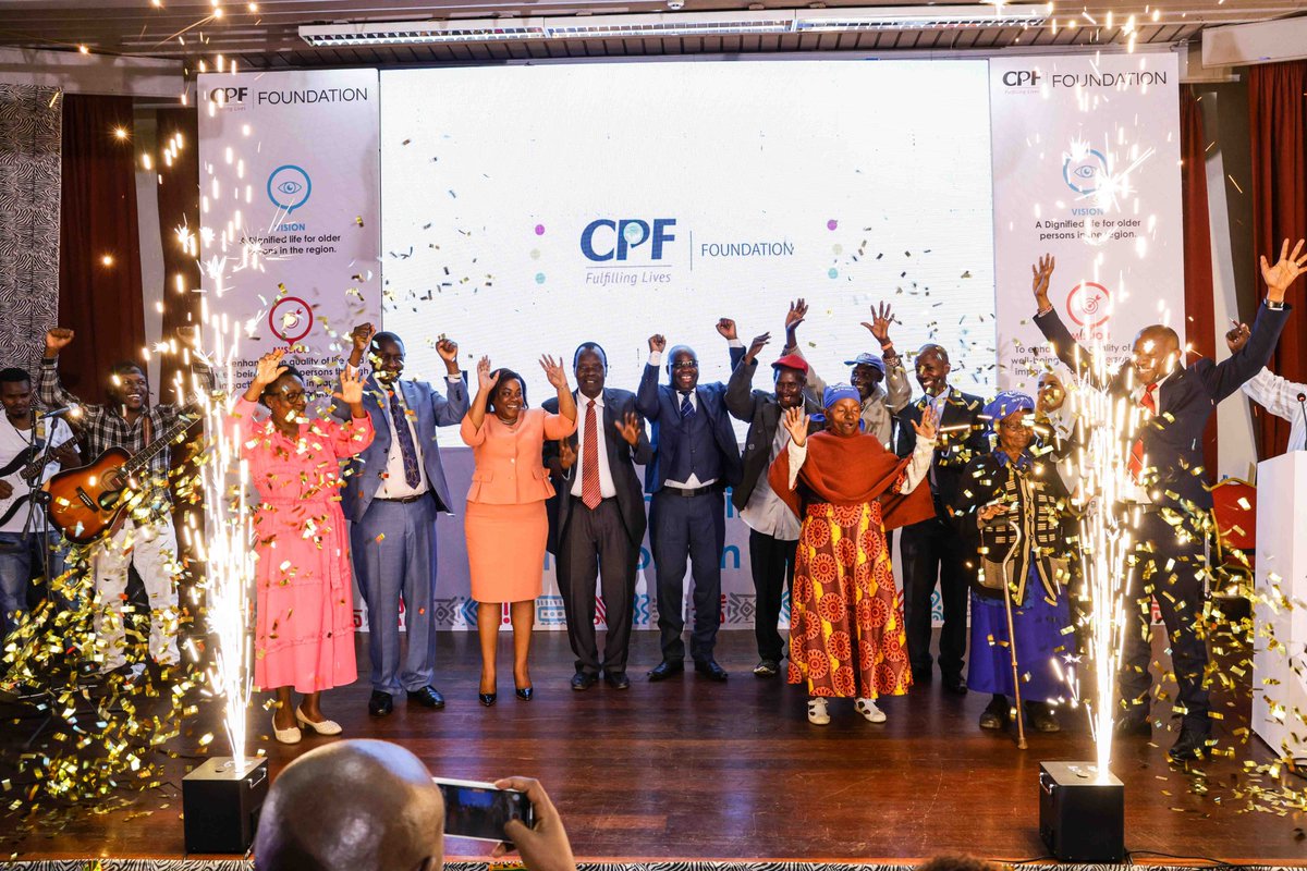 It’s official, CPF Foundation is launched! 🎉 
We are committed to Promoting Dignity in ageing through impactful programs.
Partner with us:
Family Bank
Acct: CPF Group Foundation
No: 01500000012236
SWIFT: SBICKENX
Branch: Laptrust House
#CPFFoundationLaunch #ElderlyCare