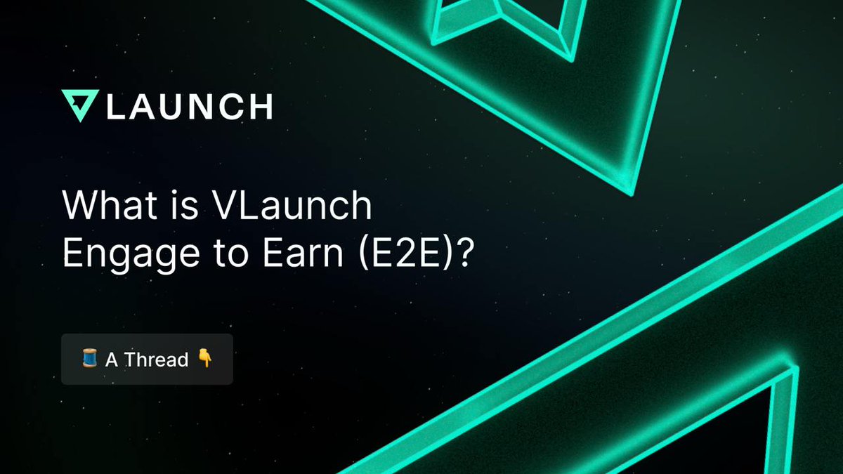 What is VLaunch Engage to Earn (E2E) – and how can YOU benefit?

Here’s everything you need to know about unlocking exclusive opportunities with VLaunch 👇🧵