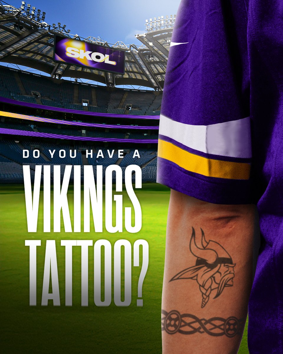 UK Vikes, show us your <a href="/Vikings/">Minnesota Vikings</a> tattoos! 

Drop them in the thread below 👇