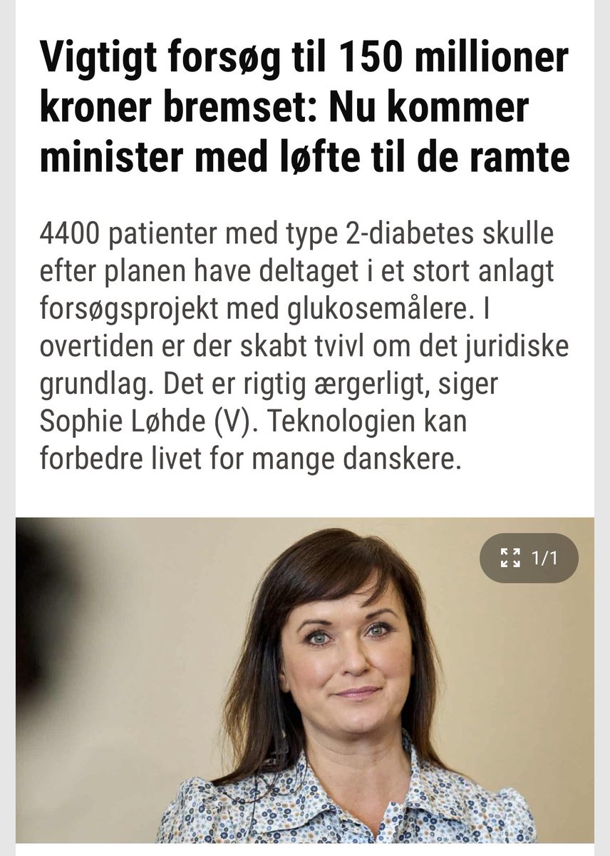 Claus Richter (@claus_richter) on Twitter photo Tak <a href="/sophieloehde/">Sophie Løhde</a> for at ville forlænge forsinket forsøgsordning. I <a href="/DiabetesDK/">Diabetesforeningen</a> håber vi, at <a href="/regionerne/">Danske Regioner</a> vil lytte til løsninger på juridisk udfordring, nu hvor projektet er forskning #dkpol #dksund Tak <a href="/sophieloehde/">Sophie Løhde</a> for at ville forlænge forsinket forsøgsordning. I <a href="/DiabetesDK/">Diabetesforeningen</a> håber vi, at <a href="/regionerne/">Danske Regioner</a> vil lytte til løsninger på juridisk udfordring, nu hvor projektet er forskning #dkpol #dksund