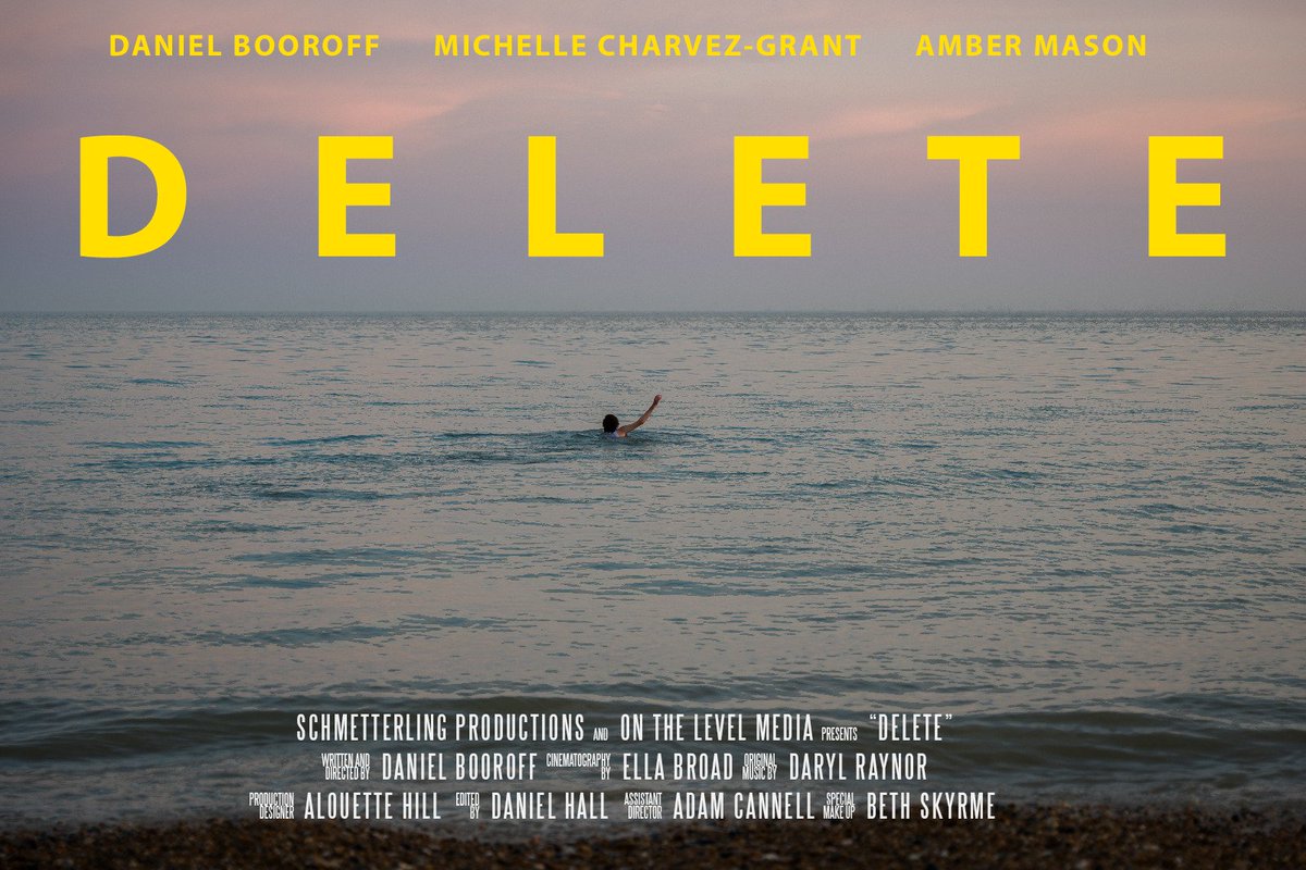 Very please to be able to share our short film "Delete" official poster! Image by the very talented Chenying Cannell.

Watch this space for further announcements :) x