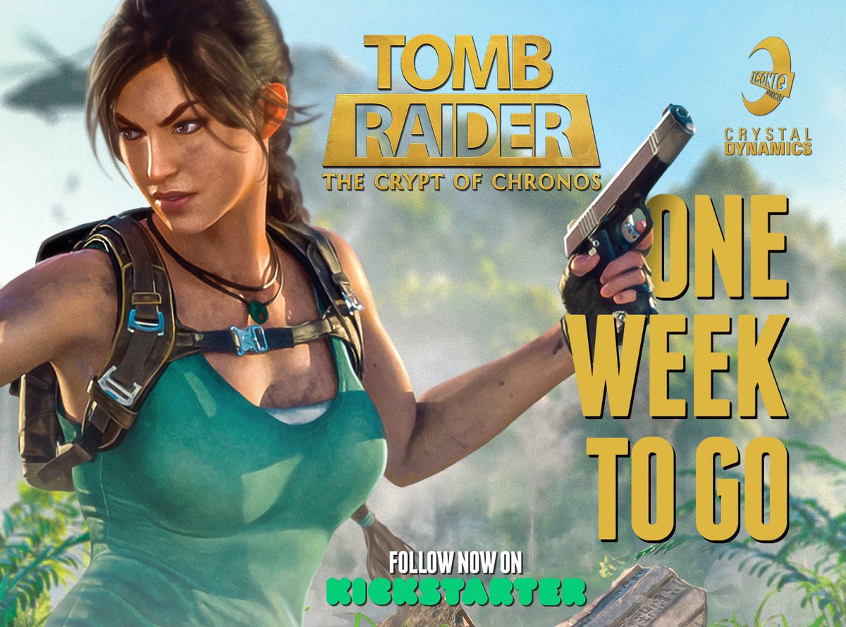 Iconiq_Studios's tweet image. ⏳ Just 1 week to go until Tomb Raider: The Crypt of Chronos launches on Kickstarter!
Are you ready to uncover ancient secrets on the mysterious island of Kairos?
Adventure awaits...link in bio.
#TombRaider #BoardGames #TabletopGames #TombRaiderBoardGame #Kickstarter