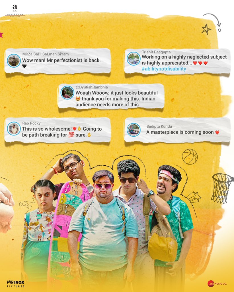 Aamir Khan Productions (@akppl_official) on Twitter photo Audience ka review is out..... andddd..... it's a SIXERRRRRRRR! 💥 #SitaareZameenPar trailer out now.
🔗Link: youtu.be/YH6k5weqwy8?si…
In cinemas on 20th June.
<a href="/geneliad/">Genelia Deshmukh</a> <a href="/r_s_prasanna/">Prasanna RS</a> <a href="/DivyNidhiSharma/">Divy Nidhi Sharma</a> <a href="/aparna1502/">Aparna Purohit</a> <a href="/AroushDatta/">Aroush Datta</a> #GopiKrishnanVarma #VedantSharmaa #NamanMisra Audience ka review is out..... andddd..... it's a SIXERRRRRRRR! 💥 #SitaareZameenPar trailer out now.
🔗Link: youtu.be/YH6k5weqwy8?si…
In cinemas on 20th June.
<a href="/geneliad/">Genelia Deshmukh</a> <a href="/r_s_prasanna/">Prasanna RS</a> <a href="/DivyNidhiSharma/">Divy Nidhi Sharma</a> <a href="/aparna1502/">Aparna Purohit</a> <a href="/AroushDatta/">Aroush Datta</a> #GopiKrishnanVarma #VedantSharmaa #NamanMisra