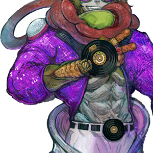 FF_XIV_EN's tweet image. Another mysterious figure appears! 
Are you ready to get down? 💿✌️

Here are more concept illustrations featuring two of our AAC Cruiserweight fighters! 🕺🪩 sqex.to/bkBrX