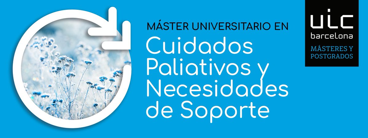 Cátedra WeCare UIC Barcelona (@wecareuic) on Twitter photo ¡La matrícula para la segunda edición del Máster Oficial en Cuidados Paliativos y Necesidades de Soporte ya está abierta¡
<a href="/UICBarcelona/">UICBarcelona</a> ¡La matrícula para la segunda edición del Máster Oficial en Cuidados Paliativos y Necesidades de Soporte ya está abierta¡
<a href="/UICBarcelona/">UICBarcelona</a>