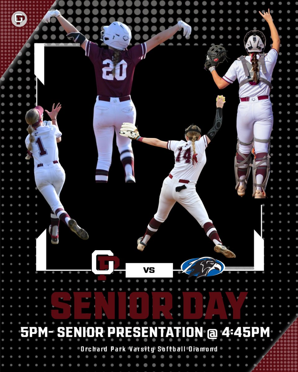 It's Gameday!  Come Celebrate these 4 incredible student-athletes tonight on their Senior Day!