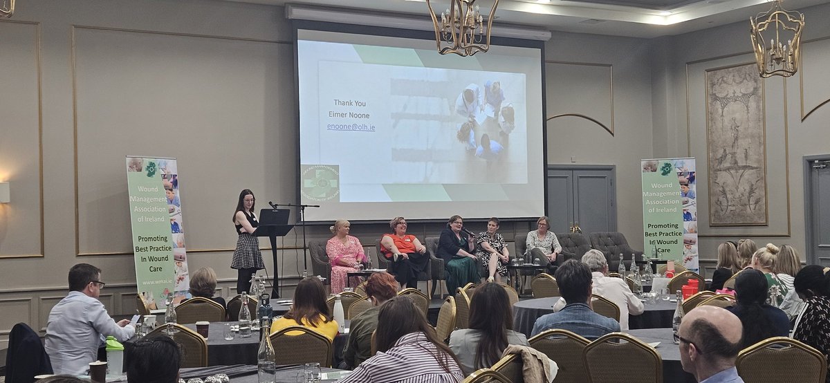 Lenora Fitzgerald (@lenorafitz5w) on Twitter photo Panel discussion (Research, Acute care, OT, Podiatry, End of Life, Community) @WMAI National Conference. <a href="/TVNAI2/">TVNAI</a> <a href="/RCSI_SWaT/">Skin, Wounds and Trauma - SWaT Research Center</a> <a href="/NurMidONMSD/">ONMSD</a> <a href="/HSEDubSouthEast/">HSE Dublin and South East</a> Panel discussion (Research, Acute care, OT, Podiatry, End of Life, Community) @WMAI National Conference. <a href="/TVNAI2/">TVNAI</a> <a href="/RCSI_SWaT/">Skin, Wounds and Trauma - SWaT Research Center</a> <a href="/NurMidONMSD/">ONMSD</a> <a href="/HSEDubSouthEast/">HSE Dublin and South East</a>