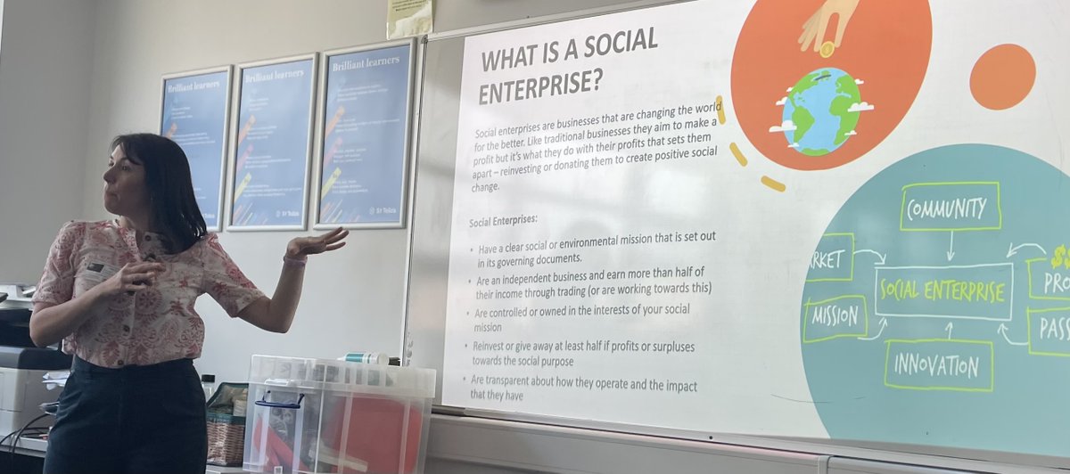 Diolch to Nikki Giant <a href="/LightaSpark/">The Spark Movement</a> for inspiring <a href="/StTeilos/">St. Teilo's</a> 6th form students with real-world entrepreneurial insights💡

Your ‘Llanrumney girl’ journey challenged self-doubt &amp; empowered students to think big in their Future Destinations projects!

#BigIdeasWales #ThankYouThursday