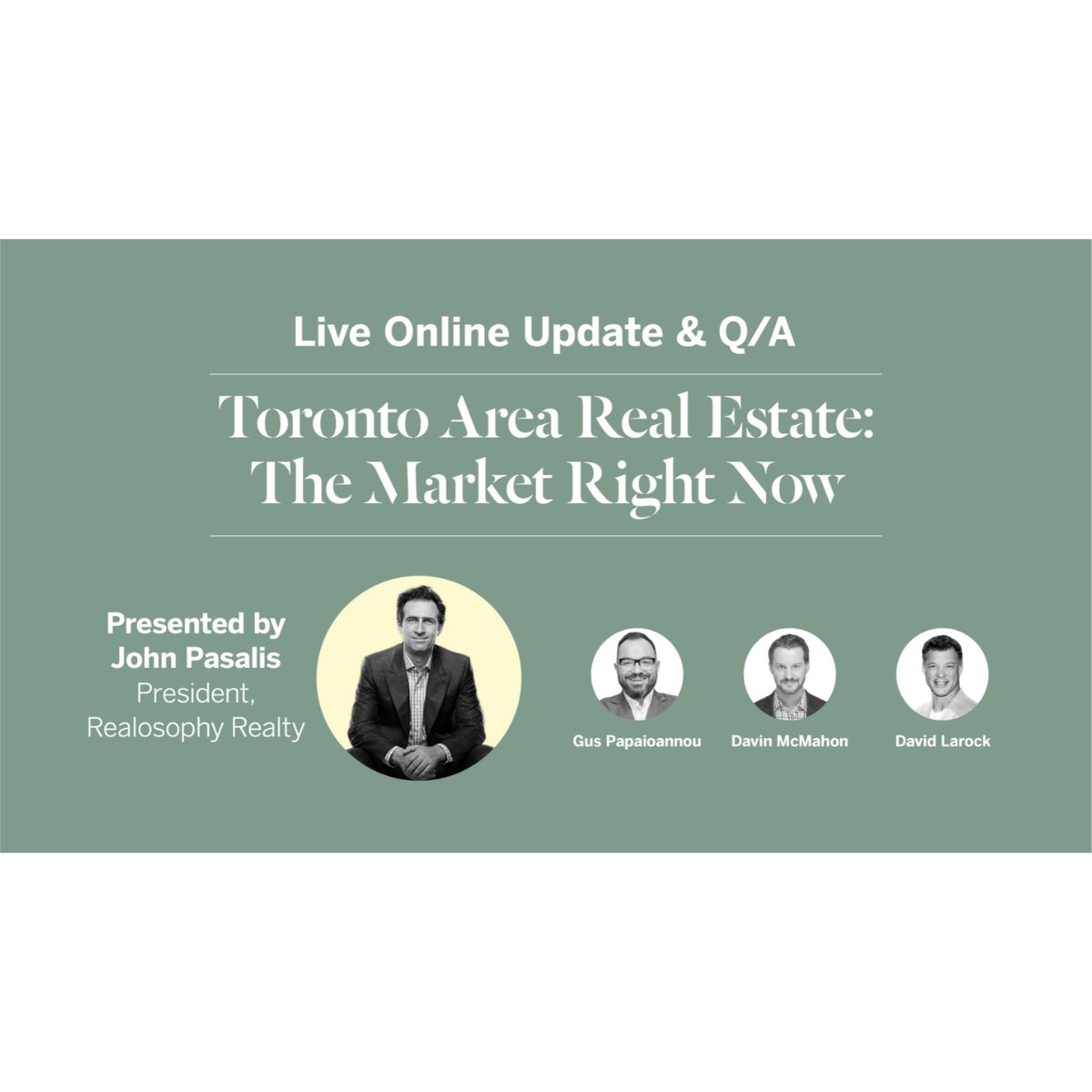 Realosophy Realty (@realosophyre) on Twitter photo Join us for the Move Smartly Monthly Market Update - live today Thurs May 15th @ 12PM ET to ask your on Qs or watch on demand after! Hosted by <a href="/JohnPasalis/">John Pasalis</a>, with <a href="/Smarter_RE/">Gus Papaioannou</a>, <a href="/DavinRealosophy/">Davin M</a> of <a href="/RealosophyRE/">Realosophy Realty</a> and <a href="/MoveSmartly/">Move Smartly - Toronto Area Housing News & Ideas</a> mortgage expert <a href="/Dave_at_IMP/">David Larock</a>
hubs.la/Q03mvGW60 Join us for the Move Smartly Monthly Market Update - live today Thurs May 15th @ 12PM ET to ask your on Qs or watch on demand after! Hosted by <a href="/JohnPasalis/">John Pasalis</a>, with <a href="/Smarter_RE/">Gus Papaioannou</a>, <a href="/DavinRealosophy/">Davin M</a> of <a href="/RealosophyRE/">Realosophy Realty</a> and <a href="/MoveSmartly/">Move Smartly - Toronto Area Housing News & Ideas</a> mortgage expert <a href="/Dave_at_IMP/">David Larock</a>
hubs.la/Q03mvGW60