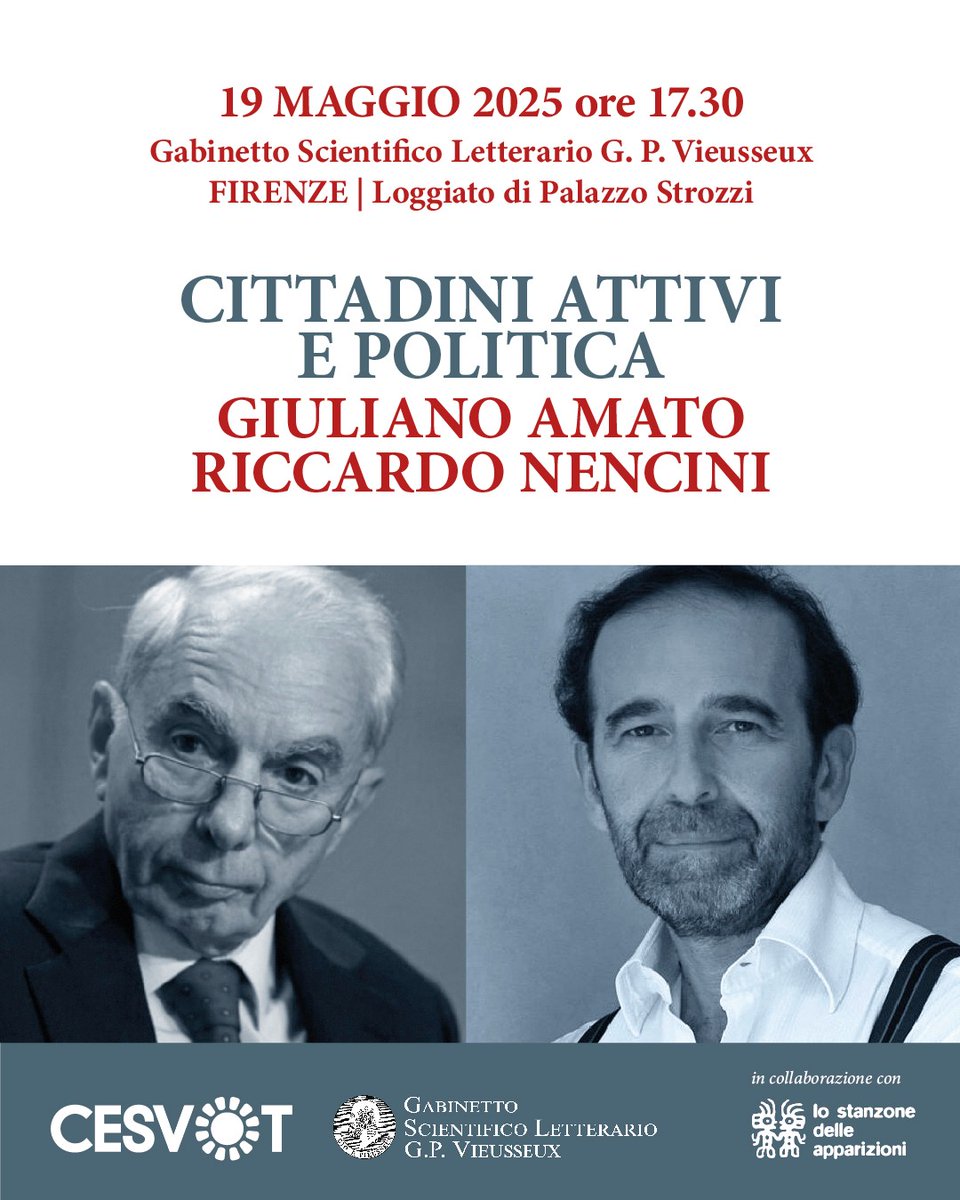 Cesvot (@cesvot) on Twitter photo Ingresso libero fino a esaurimento posti
Per saperne di piรน ๐ cesvot.it/comunicazione/โฆ
<a href="/riccardonencini/">Riccardo Nencini</a> Ingresso libero fino a esaurimento posti
Per saperne di piรน ๐ cesvot.it/comunicazione/โฆ
<a href="/riccardonencini/">Riccardo Nencini</a>