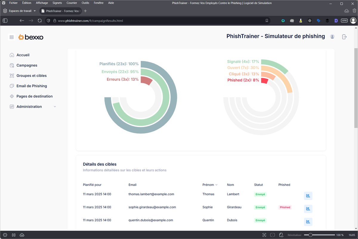 bexxoch's tweet photo. PhishTrainer | Logiciel Simulation de Phishing- bexxo https://t.co/f5i4jnmg5p

Transformez vos collaborateurs en première ligne de défense face au phishing. Simulez, sensibilisez et sécurisez votre entreprise durablement grâce à des campagnes de phishing réalistes et engageantes. https://t.co/XFXt0UoEhC