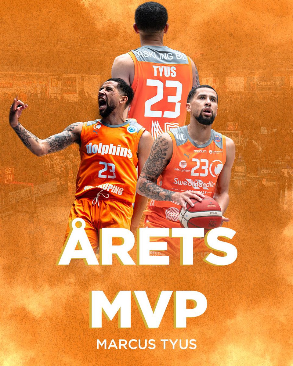 🌟 MVP, MVP, MVP 🌟

Efter en fantastisk säsong kan nu Marcus Tyus titulera sig SBL-säsongens mest värdefulla spelare. 

➡️ Läs mer: dolphins.se/article/q52asw… 

#förNorrköping | #dolphinsbasket