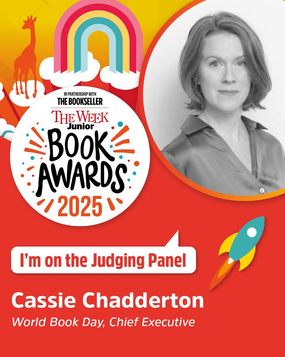 World Book Day UK 📚 (@worldbookdayuk) on Twitter photo World Book Day is excited to be supporting the brilliant <a href="/theweekjunior/">The Week Junior</a> Book Awards, in the Children’s Book of the Year: Breakthrough category this year.
We are also proud that Cassie Chadderton, our Chief Executive, is one of the judges.
We can’t wait for the awards in World Book Day is excited to be supporting the brilliant <a href="/theweekjunior/">The Week Junior</a> Book Awards, in the Children’s Book of the Year: Breakthrough category this year.
We are also proud that Cassie Chadderton, our Chief Executive, is one of the judges.
We can’t wait for the awards in