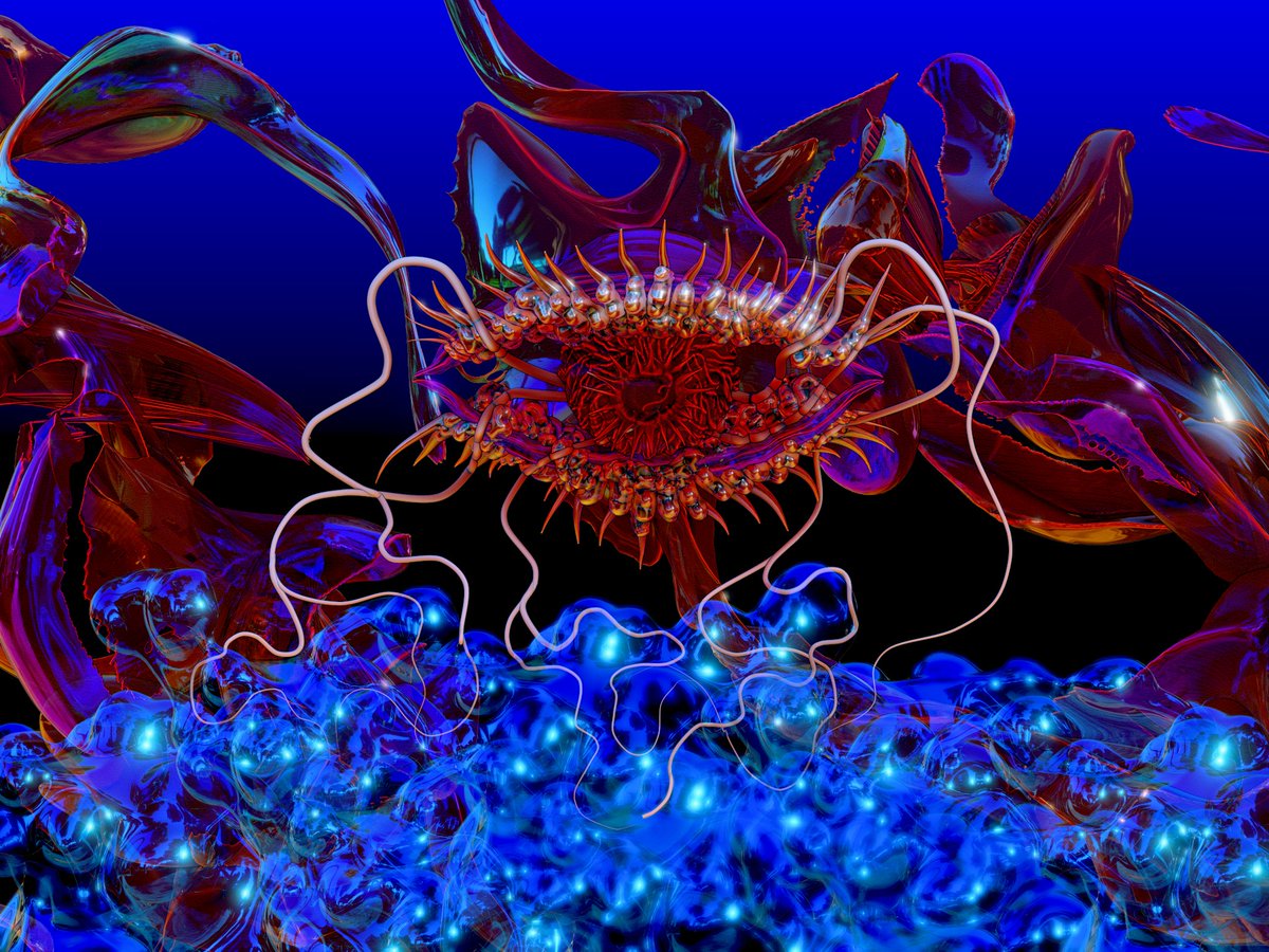 The Sea was born from the great emptiness, a vast, dark, and untamed force, mysterious and full of potential.