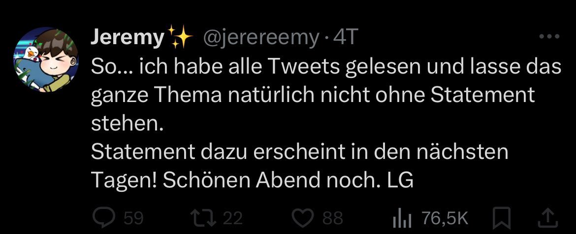 hat er den Tweet jetzt wirklich gelöscht???