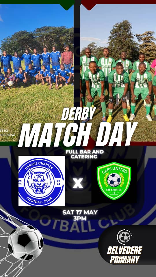 HarareChapterFC's tweet photo. As we wait to #BoycottRufaro, we will take on Jere's @capsunitedfczw Harare Chapter at Belvedere Primary this Saturday https://t.co/AO6fXCPuE9