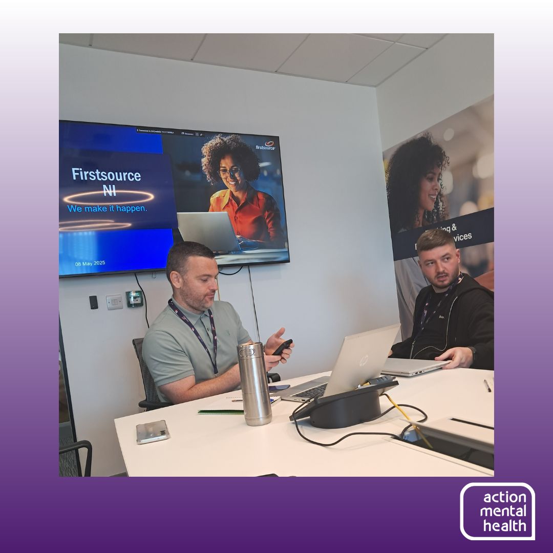Action Mental Health Foyle have teamed up with First Source, NIUSE, and other local disability organisations to hear how we can support people with disabilities to gain access to employment opportunities! 

It's great to be working in collaboration to move this forward💜