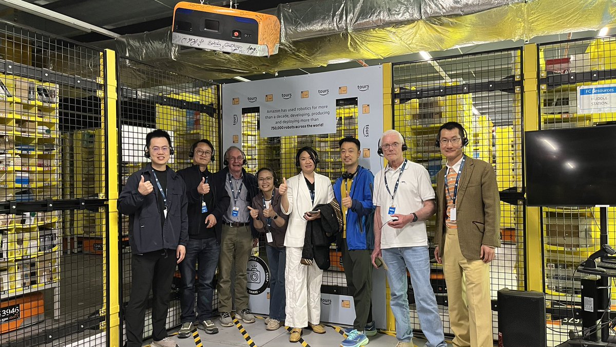 sinobusiness's tweet photo. We had the pleasure of visiting Amazon Fulfilment Centre in Dunstable &amp; we were truly impressed by their cutting-edge technology, streamlined processes, and incredible scale of operation. The highlight of our visit was meeting Sophia &amp; Annette, who were very friendly. https://t.co/ahniMEpNay