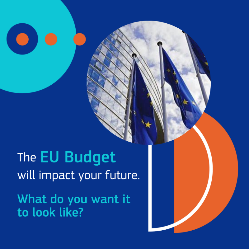 EU_Commission's tweet photo. We randomly selected 150 citizens from all 27 Member States to help us shape the future EU budget. They’ll draft their recommendations - and you can have a say too! 🇪🇺💶