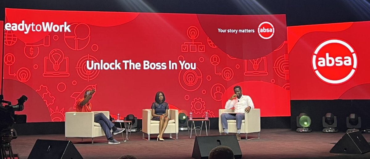Absa Bank Ghana (@absaghana) on Twitter photo We are live on Facebook and YouTube with our ReadytoWork Webinar on the topic: Unlock The Boss In You. This features Elselund Ewudzie-Sampson of <a href="/BigSampsMarket/">BIG SAMPS MARKET - GROCERY DELIVERY</a> and Anthony Owusu-Ansah of <a href="/ShaQexpress/">ShaQ Express</a>
#AbsaGhana #ReadytoWork We are live on Facebook and YouTube with our ReadytoWork Webinar on the topic: Unlock The Boss In You. This features Elselund Ewudzie-Sampson of <a href="/BigSampsMarket/">BIG SAMPS MARKET - GROCERY DELIVERY</a> and Anthony Owusu-Ansah of <a href="/ShaQexpress/">ShaQ Express</a>
#AbsaGhana #ReadytoWork
