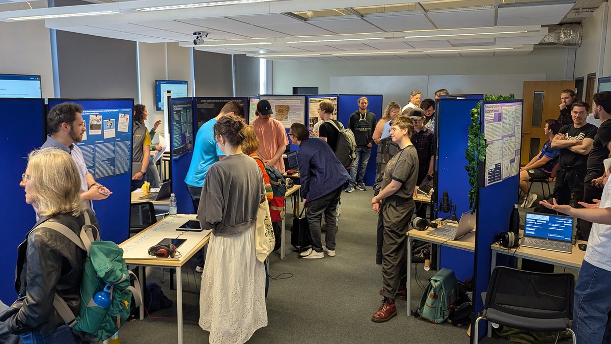 🖥️  | Merchiston was a hive of activity yesterday and we loved visiting our Applied Informatics student showcase exhibition!

This was a chance for students on our Digital Media and Interaction Design, Web Design and Development, Sound Design, User Experience and Animation for