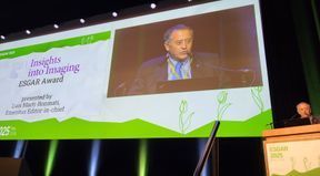 Our Emeritus Editor-in-Chief Luis Martí-Bonmatí in action at the ESGAR Annual Meeting, presenting the Insights into Imaging Award 2024! 

Congratulations to the authors, and you can read the article here! 👉 

buff.ly/iqYODUC 

#InsightsintoImaging