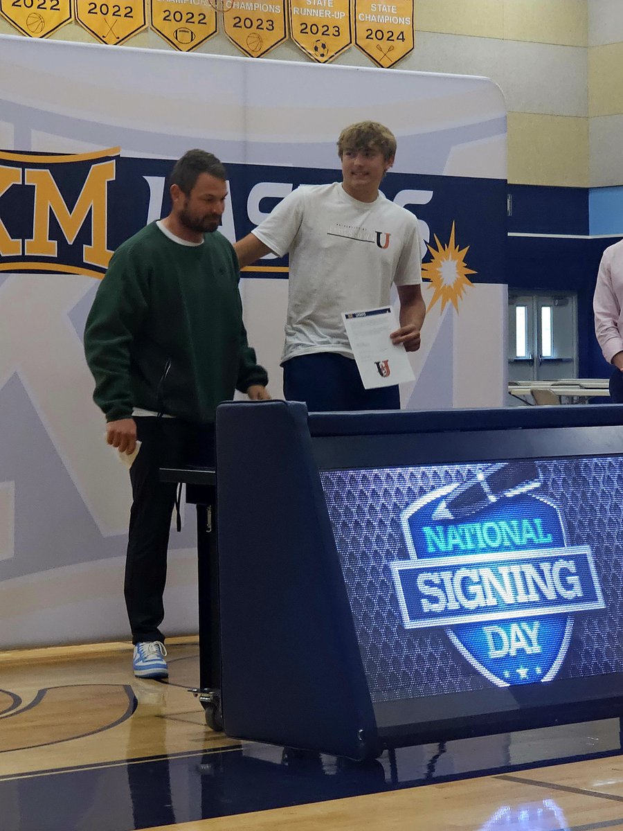 Congratulations to longtime kicking student <a href="/TeigKowalski/">Teig Kowalski</a> on his commitment and signing with the University of Jamestown.  Teig is an awesome young man who will continue to do great things at the next level!