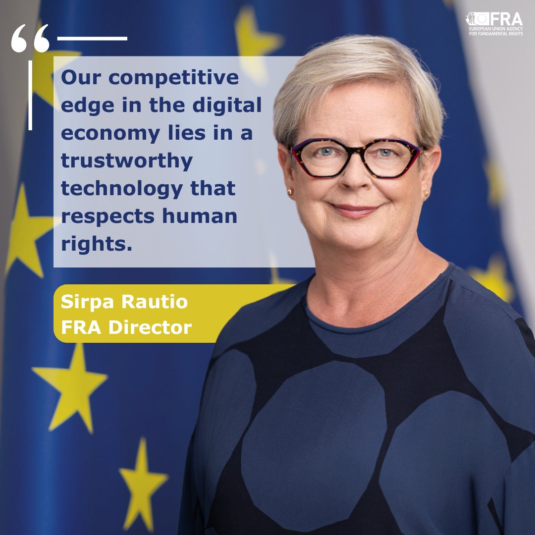 EU Fundamental Rights ➡️ #HumanRights (@eurightsagency) on Twitter photo At the <a href="/EUI_EU/">European University Institute</a> today, <a href="/EURightsAgency/">EU Fundamental Rights ➡️ #HumanRights</a> Director <a href="/sirpa_rautio/">Sirpa Rautio</a> highlighted the need for trustworthy, human rights-compliant technology and effective content moderation to ensure a safer online space for all.
Read the full speech here: europa.eu/!Xpdx8t At the <a href="/EUI_EU/">European University Institute</a> today, <a href="/EURightsAgency/">EU Fundamental Rights ➡️ #HumanRights</a> Director <a href="/sirpa_rautio/">Sirpa Rautio</a> highlighted the need for trustworthy, human rights-compliant technology and effective content moderation to ensure a safer online space for all.
Read the full speech here: europa.eu/!Xpdx8t