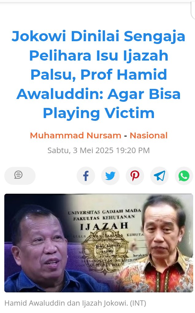 maop46's tweet photo. @PartaiSocmed Jangan lupa Tum, beberapa hari terakhir orang ini juga ikut diturunkan untuk nyerang pak Jokowi. https://t.co/eofI1K4YTP