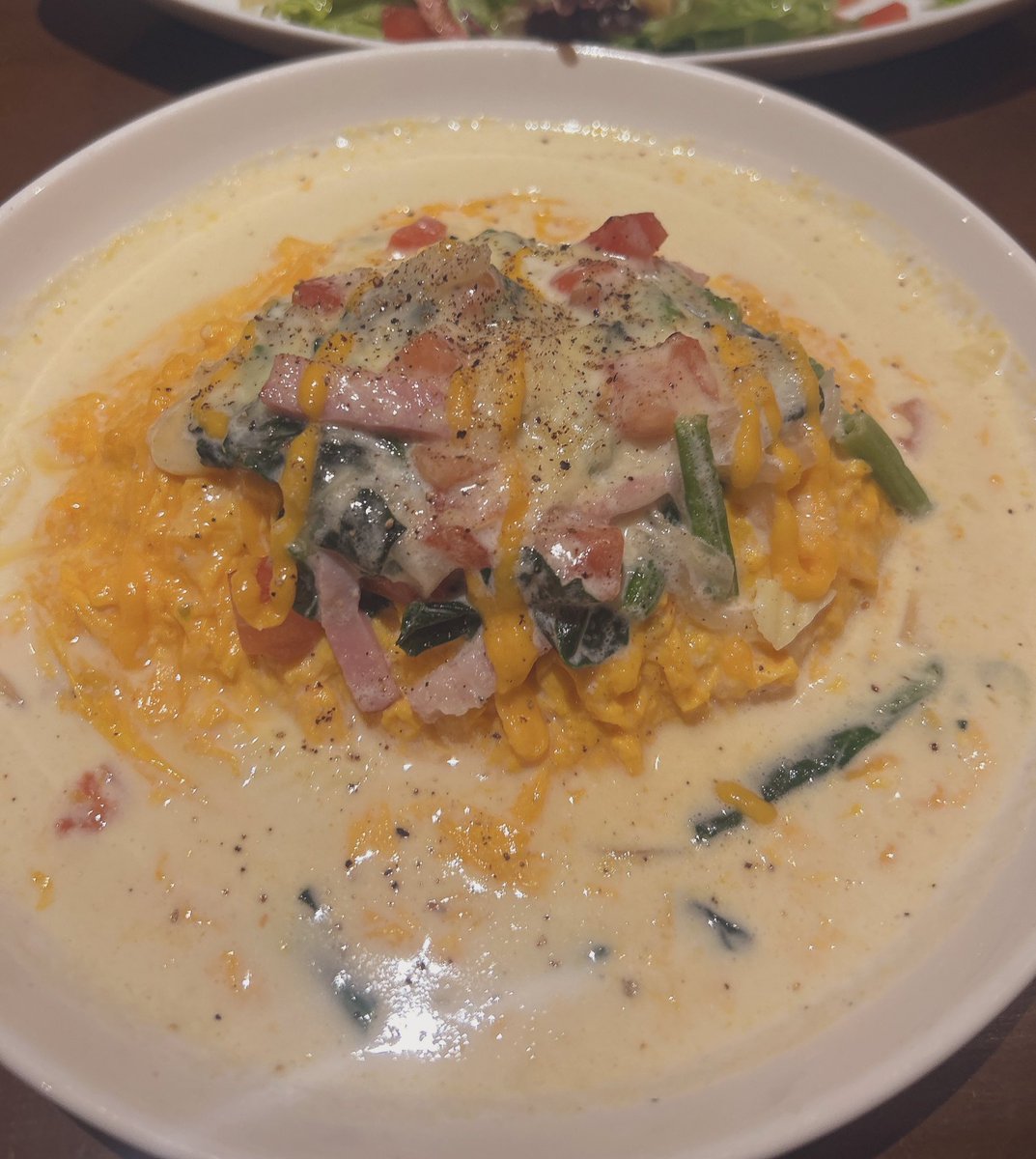 チーズオムライス😍