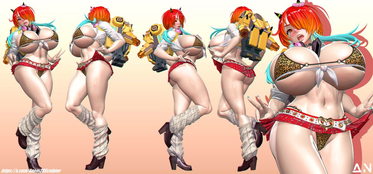 Been a while since I last posted. Busy with work as always but been stressed by it lately so decided to vent it with 3d. Here is Ignis from Last Origin with concept art made by none other than 41 himself. Had fun with this one. ☺️