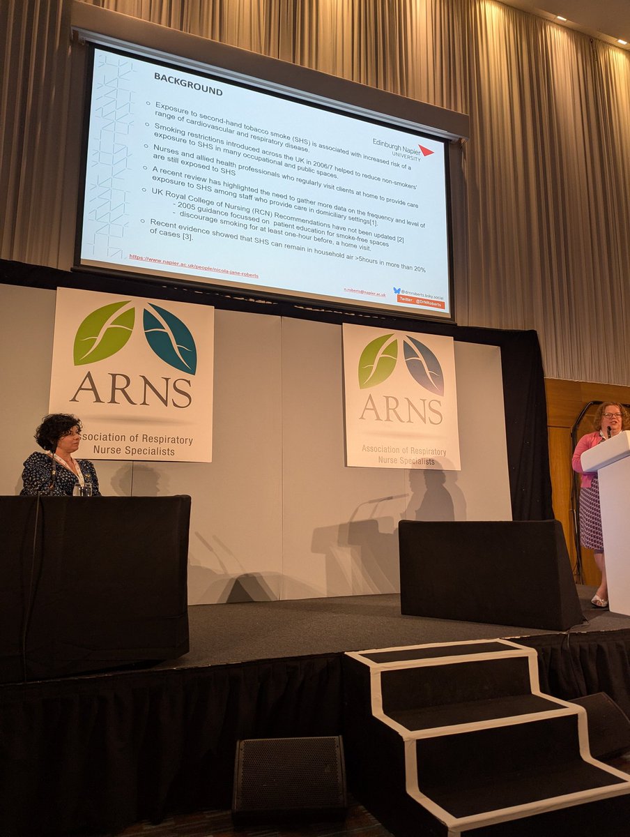 #drnroberts <a href="/ARNS_UK/">ARNS</a> #arns2025 exposure to 2nd hand smoke.