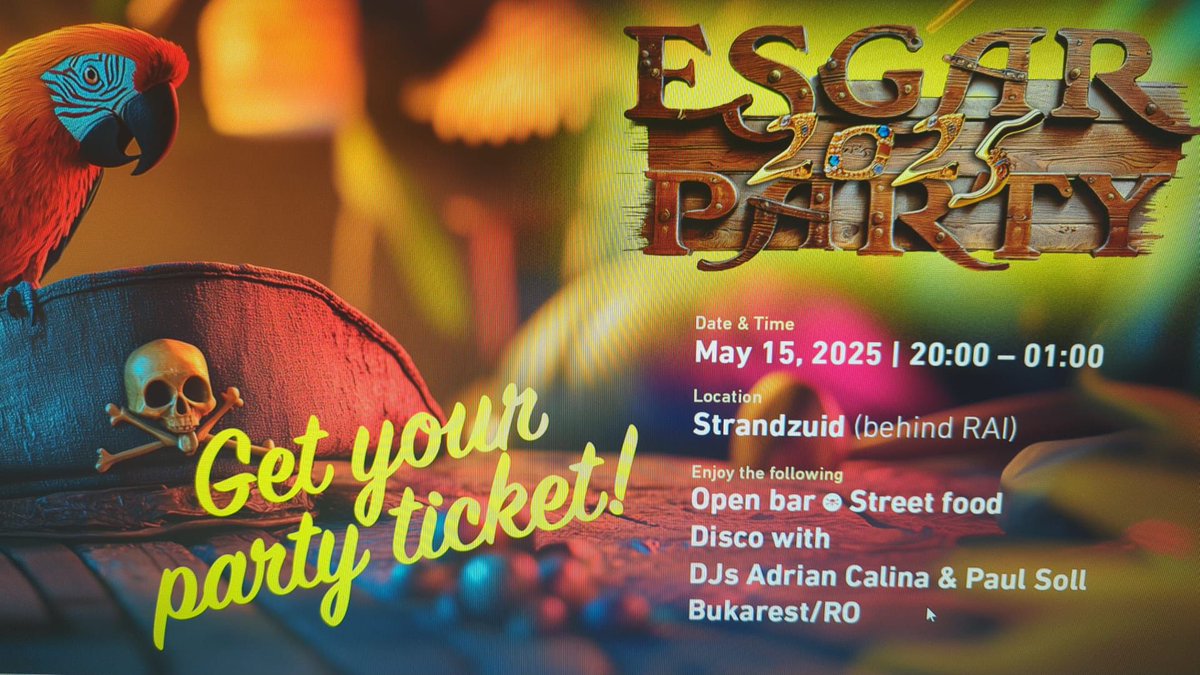 Federica Vernuccio (@drf_vernuccio) on Twitter photo Are you at ESGAR 2025 in Amsterdam?!?
Tonight do not miss the ESGAR party - get your party ticket 🎉🎉🎉
#ESGAR2025 #radres <a href="/EsgarSociety/">ESGAR</a> 😃 <a href="/A_PonsiglioneMD/">Andrea Ponsiglione</a> <a href="/cannella_rob/">Roberto Cannella</a> <a href="/AnaVillanuevaCa/">Ana Villanueva</a> <a href="/albasalpar/">Alba Salgado Parente</a> @ Are you at ESGAR 2025 in Amsterdam?!?
Tonight do not miss the ESGAR party - get your party ticket 🎉🎉🎉
#ESGAR2025 #radres <a href="/EsgarSociety/">ESGAR</a> 😃 <a href="/A_PonsiglioneMD/">Andrea Ponsiglione</a> <a href="/cannella_rob/">Roberto Cannella</a> <a href="/AnaVillanuevaCa/">Ana Villanueva</a> <a href="/albasalpar/">Alba Salgado Parente</a> @