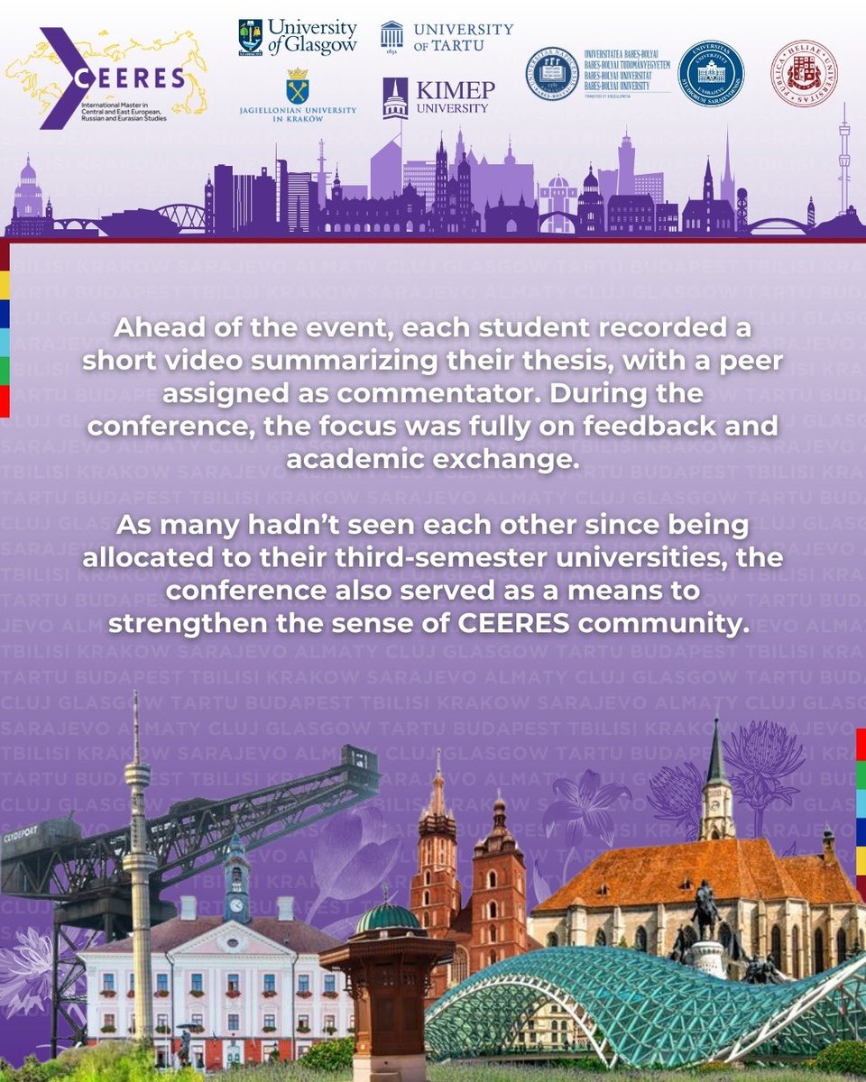 imceeres's tweet photo. 🎓 On 7–8 May, the CEERES consortium held its Second Annual IMCEERES Student Conference, led by @unitartu and hosted online

Over two days, 17 second-year students reunited to receive peer and academic feedback ahead of their final thesis defense. https://t.co/55gARH9SLW