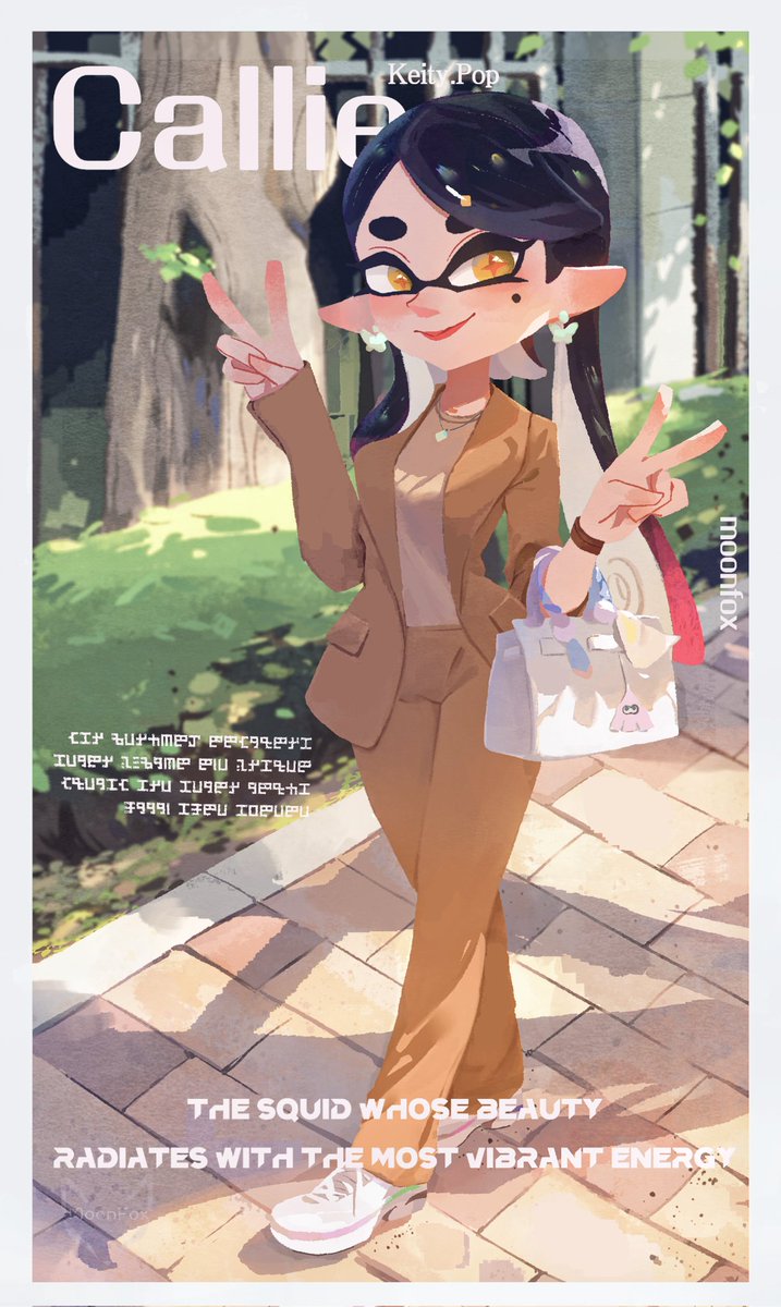 zhang_tian57284's tweet image. Walk in the sunshineฅ( ̳• ◡ • ̳)ฅ @keitypop #splatoonart #Splatoon3