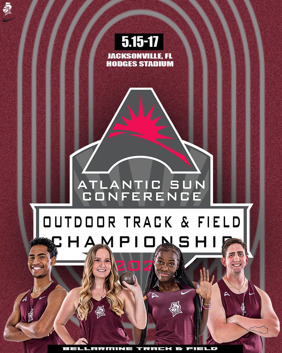Bellarmine XC/TF (@buknightsxctf) on Twitter photo ➡️ <a href="/ASUNSports/">Atlantic Sun Conference</a> Outdoor Championship
🗓️ May 15-17
📍 Jacksonville, FL
🏟️ Hodges Stadium
📊 live.halfmiletiming.com/meets/835/even…
⚔️ #SwordsUpBU ⚔️ ➡️ <a href="/ASUNSports/">Atlantic Sun Conference</a> Outdoor Championship
🗓️ May 15-17
📍 Jacksonville, FL
🏟️ Hodges Stadium
📊 live.halfmiletiming.com/meets/835/even…
⚔️ #SwordsUpBU ⚔️