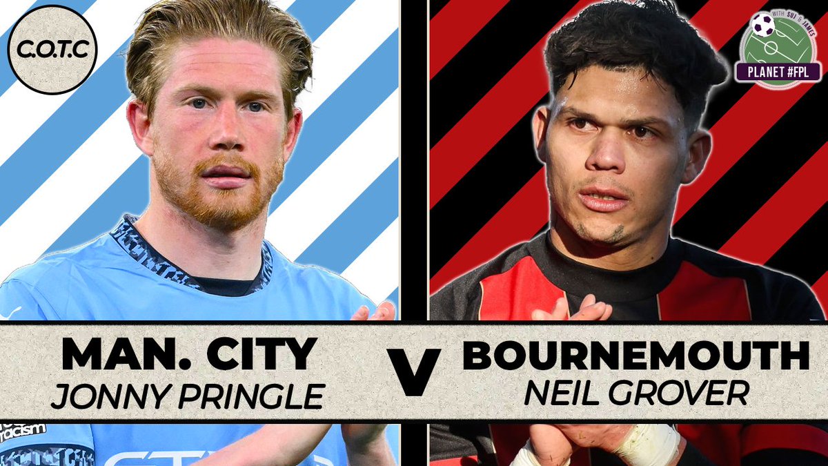 Planet FPL (James) (@planetfplpod) on Twitter photo ππ§ Man City v Bournemouth
π₯ Clash of the Correspondents w/
βοΈ <a href="/FPLPringle/">Jonny</a> &
π <a href="/AFCBNG/">Neil Grover</a>
Haaland for the armband, will Marmoush/KDB play, Cherries assets for 38, respective Top 5/8 hopes for both, the FA Cup Final, likely summer transfer business & more
open.spotify.com/episode/2Y8abzβ¦ ππ§ Man City v Bournemouth
π₯ Clash of the Correspondents w/
βοΈ <a href="/FPLPringle/">Jonny</a> &
π <a href="/AFCBNG/">Neil Grover</a>
Haaland for the armband, will Marmoush/KDB play, Cherries assets for 38, respective Top 5/8 hopes for both, the FA Cup Final, likely summer transfer business & more
open.spotify.com/episode/2Y8abzβ¦