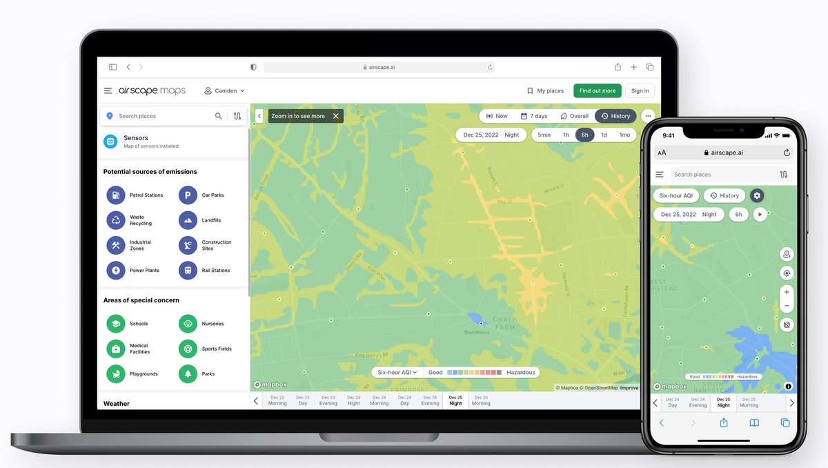 airscapeai's tweet photo. @staywellnews That's exactly why we built the AirScape platform.

📍 Real-time pollution maps
📲 Mobile alerts when air gets dangerous

When people see the invisible, they can act.

Check it out here: https://t.co/RSyhA6nkhw

#AirPollution #CleanAir https://t.co/SGdiCiW72M