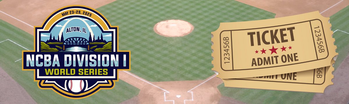 NCBA (@ncba_baseball) on Twitter photo 2025 NCBA DI WORLD SERIES TICKETS NOW ON SALE:  
All fans attending will need to purchase online tickets prior to arrival.  Should you arrive at the entry gate without an online ticket, you will be directed to this very online ticketing platform as there will be NO ON-SITE 2025 NCBA DI WORLD SERIES TICKETS NOW ON SALE:  
All fans attending will need to purchase online tickets prior to arrival.  Should you arrive at the entry gate without an online ticket, you will be directed to this very online ticketing platform as there will be NO ON-SITE