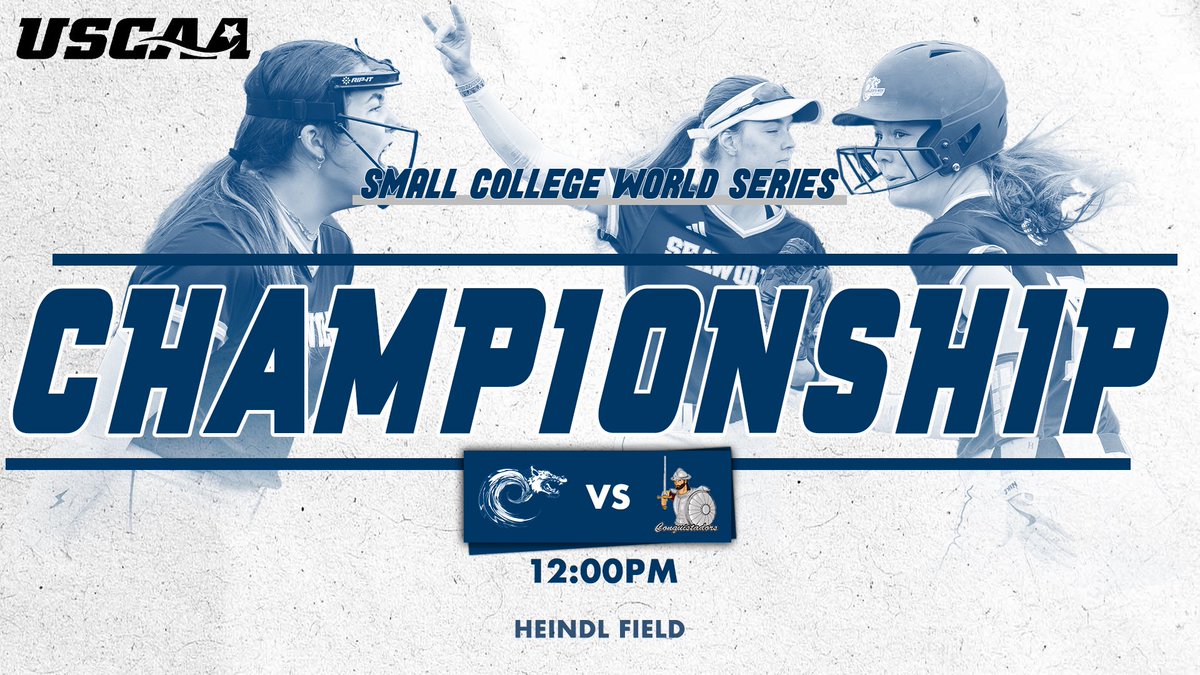 🥎WORLD SERIES CHAMPIONSHIP🥎
.
🆚 Florida National
📍 Rose &amp; Dennis Heindl Memorial Field
📅 May 15
⏰ 12:00PM
📺 uscaasportsnetwork.com
#wearesmcc #goseawolves #SmallCollegeWorldSeries