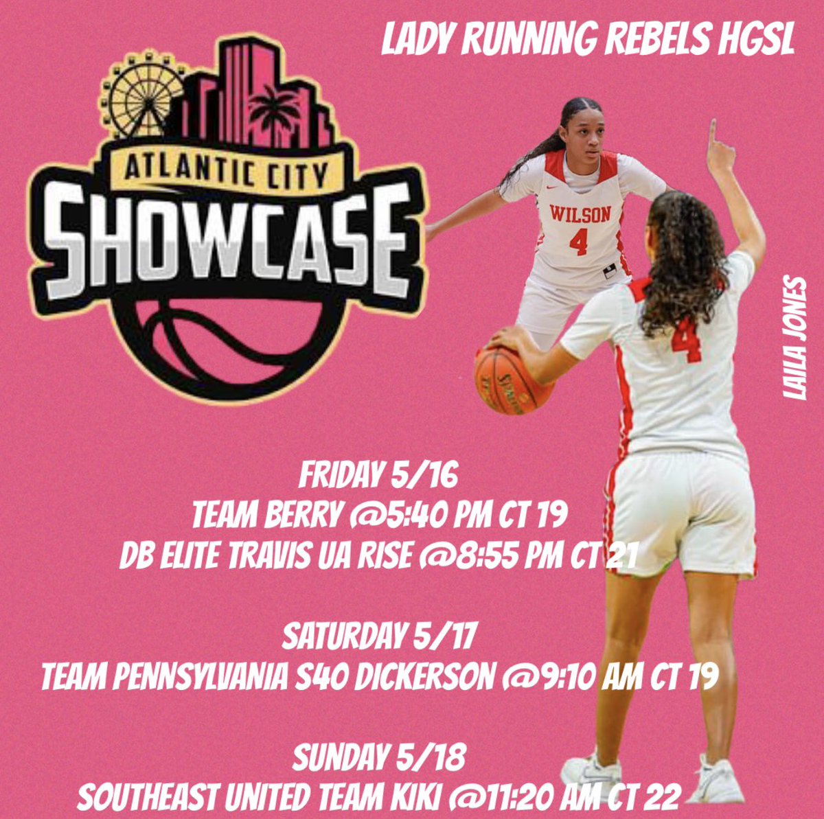 Laila Jones (@jonesyl2026) on Twitter photo Thankful for the opportunity to be back on the court. I’ll be playing in my first live period at Atlantic City this weekend !
<a href="/LadyRunnin/">Lady Runnin Rebels</a> Thankful for the opportunity to be back on the court. I’ll be playing in my first live period at Atlantic City this weekend !
<a href="/LadyRunnin/">Lady Runnin Rebels</a>