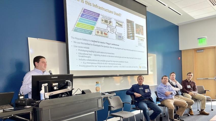 Georgia Tech Computing (@gtcomputing) on Twitter photo CRNCH crushed it! Or crunched it? Either way, the center's spring semester summit made its mark.
The Center for Research into Novel Computing Hierarchies (CRNCH) recently hosted its seventh annual CRNCH Summit, co-sponsored by the College of Computing and <a href="/GeorgiaTech_ECE/">Georgia Tech ECE</a> . CRNCH crushed it! Or crunched it? Either way, the center's spring semester summit made its mark.
The Center for Research into Novel Computing Hierarchies (CRNCH) recently hosted its seventh annual CRNCH Summit, co-sponsored by the College of Computing and <a href="/GeorgiaTech_ECE/">Georgia Tech ECE</a> .