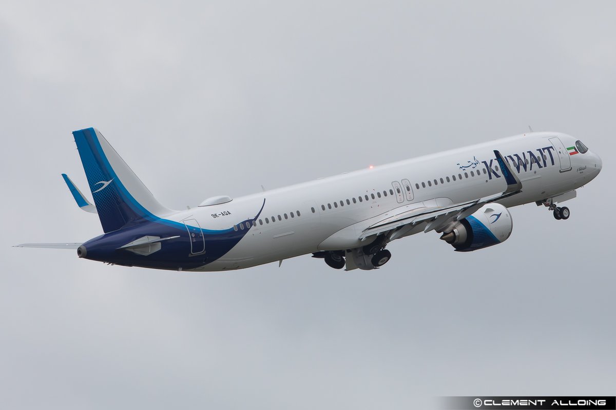 Clément Alloing (@calloing) on Twitter photo Departure on delivery flight today for the first <a href="/Airbus/">Airbus</a> #A321Neo for <a href="/KuwaitAirways/">Kuwait Airways</a> #9KAQA ! Follow #KAC8804 on <a href="/AirNavRadar/">AirNav Radar</a> ! #Avgeeks #Avgeek Departure on delivery flight today for the first <a href="/Airbus/">Airbus</a> #A321Neo for <a href="/KuwaitAirways/">Kuwait Airways</a> #9KAQA ! Follow #KAC8804 on <a href="/AirNavRadar/">AirNav Radar</a> ! #Avgeeks #Avgeek
